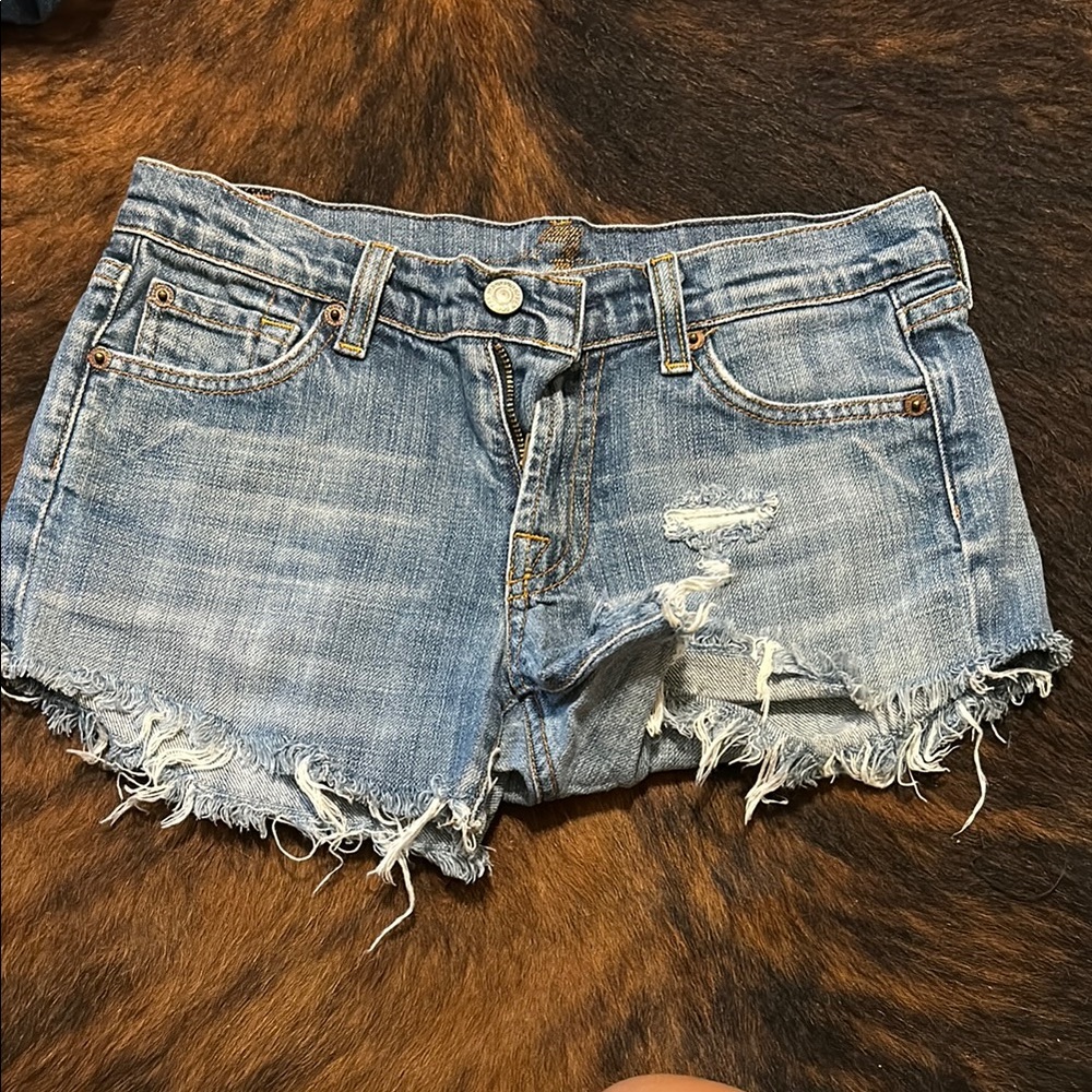 7s jean shorts